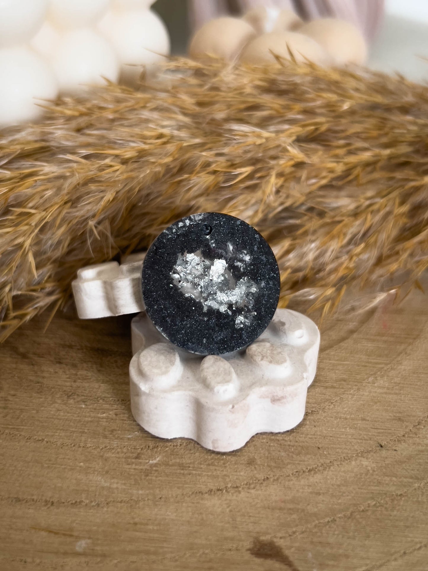 Schwarz &Silber Flocken 3
