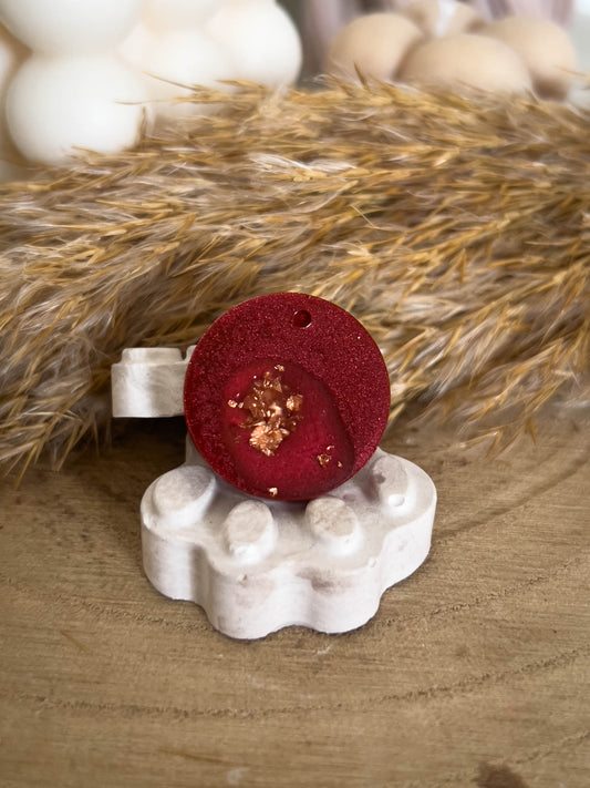 Weinrot & Rosegold Flocken